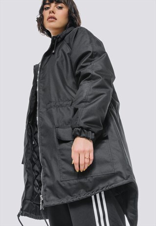 WARM WINTER COAT / PARKA IN BLACK COLOUR