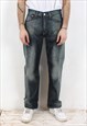 501 Vintage Mens W31 L30 Regular Straight Jeans Denim Pants