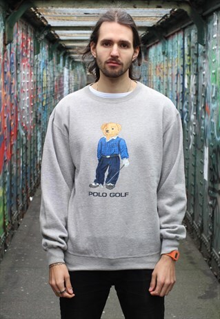 VINTAGE 90S POLO BEAR BY RALPH LAUREN CREWNECK SWEATSHIRT