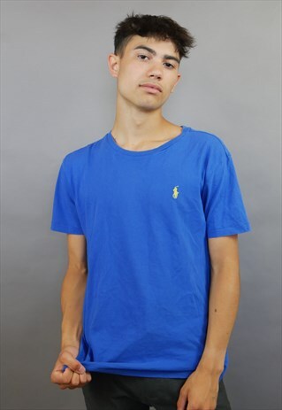 ELECTRIC BLUE RALPH LAUREN T-SHIRT