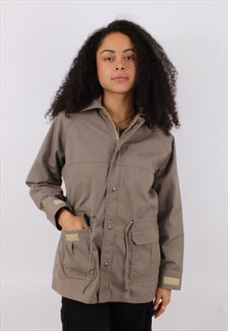 womens vintage woolrich grey jacket