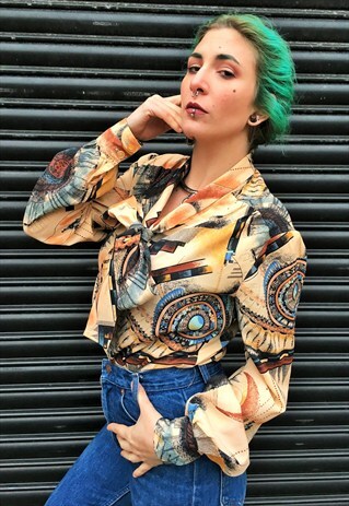 VINTAGE PUSSY BOW BLOUSE