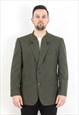 ZEILER Wool Blazer Coat Trachten EU 52 Jacket Jager L VTG