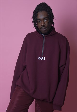 OVERSIZED RARE 1/4 ZIP JUMPER
