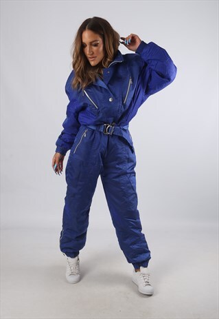 VINTAGE AESSE FULL SKI SUIT SNOW SPORTS UK L 14 (B94N)