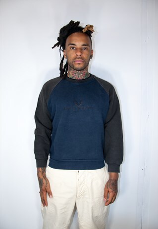 FRED PERRY EMBROIDED VINTAGE SWEATSHIRT