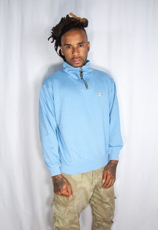 BLUE CHAMPION VINTAGE SWEATSHIRT