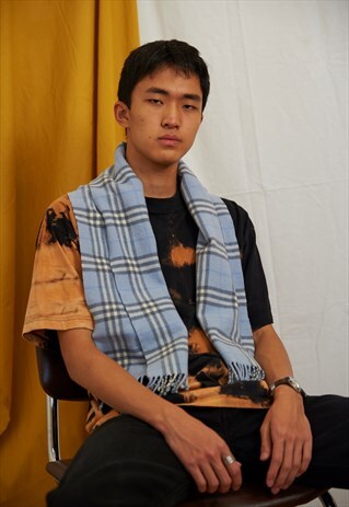 VINTAGE 00S Y2K BURBERRY TARTAN SCARF