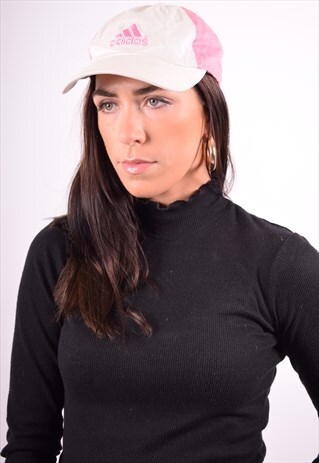 ADIDAS WOMENS VINTAGE CAP ONE SIZE PINK 90'S