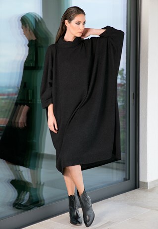 BLACK DRESS/ MAXI DRESS/ MIDI DRESS/ KNITTED DRESS/ FALL