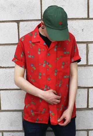 VINTAGE 80S ISLANDER HAWAIIAN TROPICAL SHIRT