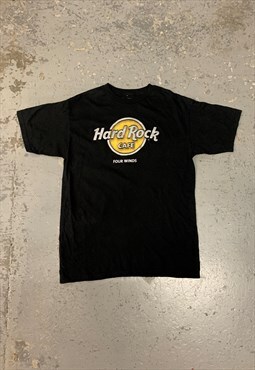 Vintage Graphic T-Shirt Hard Rock Cafe Four Winds Print Tee