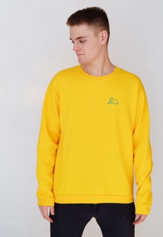YELLOW ELEPHANT (BLUE) SWEATSHIRT