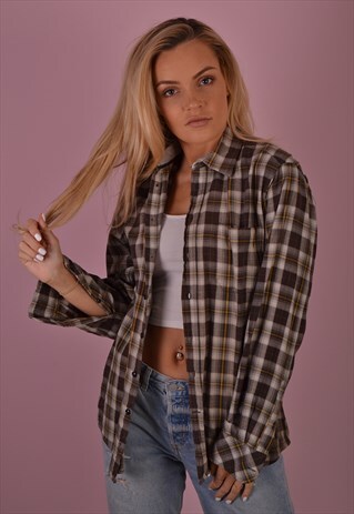 CHECK FLANNEL SHIRT GRS718