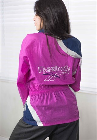 VINTAGE REEBOK JACKET BIG LOGO 90S XL 8.5