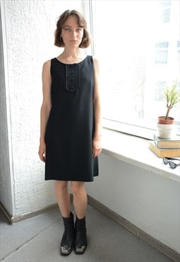 Vintage Black Mini Classic Dress