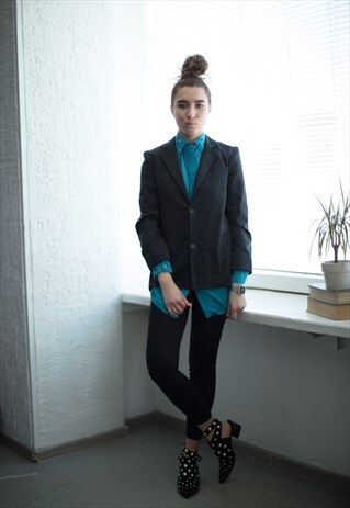VINTAGE 90'S CLASSIC BLACK BLAZER