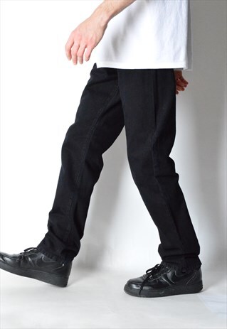 VINTAGE 90S BLACK HUGO BOSS JEANS