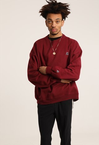 VINTAGE STARTER EMBROIDERED LOGO SWEATSHIRT