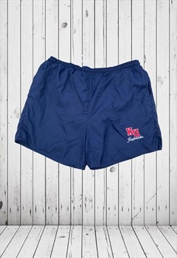 vintage blue kansas jayahawks ku swim trunks shorts 