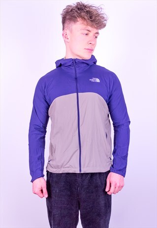 VINTAGE THE NORTH FACE JACKET IN BLUE & GREY