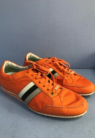 Y2K Trainers Orange Low Top Slim 