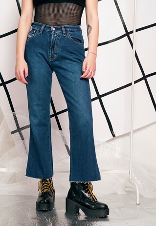 FLARE JEANS - 90S VINTAGE CROPPED DIESEL JEANS