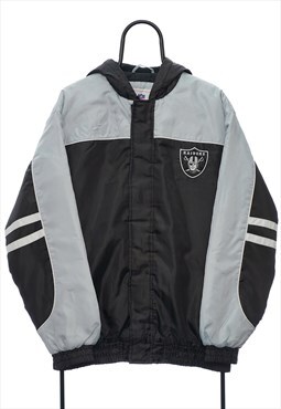 Vintage NFL LA Raiders Black Coat Mens