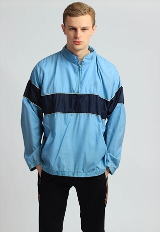 VINTAGE ADIDAS 1/4 ZIP RAIN JACKET