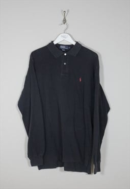 Vintage Polo by Ralph Lauren shirt in black. Best fits L