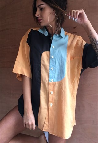 OVERSIZED RETRO 90S 80S VINTAGE UNISEX FESTIVAL SHIRT.