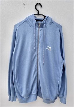 Vintage Tommy Hilfiger blue full zip hoodie XL 