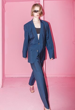 VINTAGE CLASSIC ROYAL BLUE SUIT / UNISEX