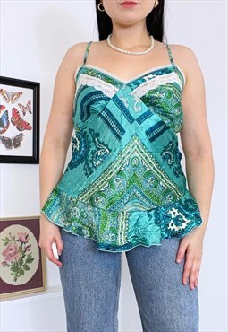 2000s Paisley Top