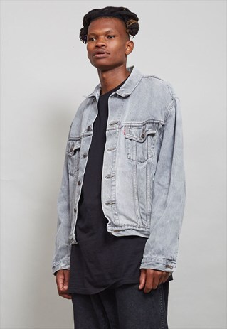 VINTAGE STONE GREY LEVI'S DENIM JACKET
