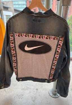 Reworked Nike Denim Jacket 