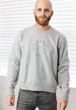 VINTAGE RALPH LAUREN SWEATSHIRT LOGO 90S L 14.1