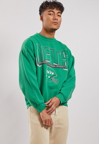 VINTAGE JETS NATIONAL FOOTBALL SWEATSHIRT