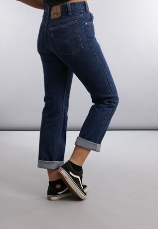 VINTAGE LEVI'S 517 HIGH WAISTED MOM JEANS Q06