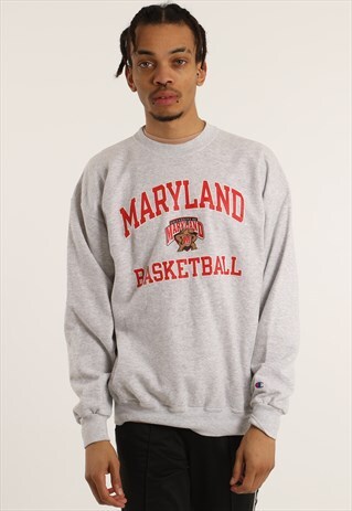 VINTAGE CHAMPION COLLEGE PRINT SWEATSHIRT