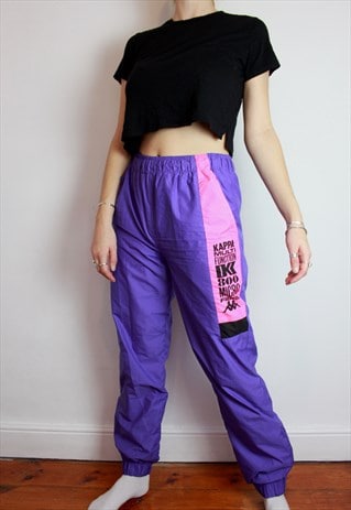 purple kappa joggers