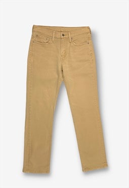 Vintage levi's 514 straight leg jeans beige w29 l30 BV20867