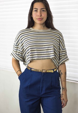 VINTAGE CK CALVIN KLEIN CROP TOP LOGO 90S X 5.9