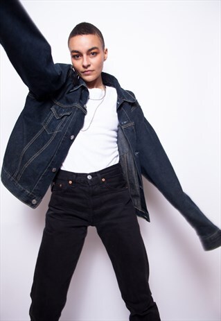 VINTAGE 90S TOMMY HILFIGER DENIM JACKET ID:1655