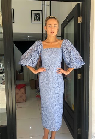 'DAISY' MIDI LACE DRESS