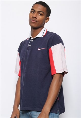 nike vintage long sleeve polo