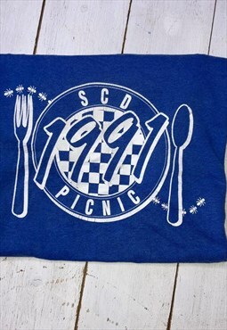 vintage 1991 soccer tshirt