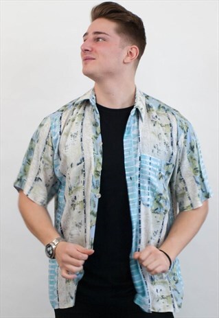 VINTAGE ABSTRACT PATTERN SHIRT