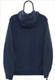 VINTAGE NIKE LS LACROSSE NAVY HOODIE MENS