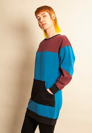 COZY LONG JUMPER WITH A POCKET